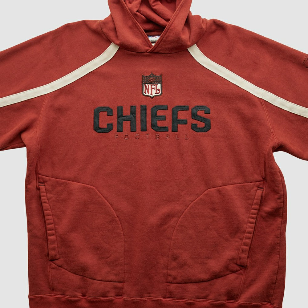 Kansas City Chiefs Reebok 2000s Hooded Pullover Sweatshirt | NFL Discount