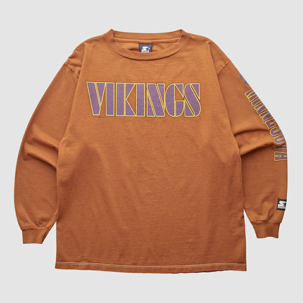 Minnesota Vikings Starter 90s Long Sleeve T-shirt | NFL Hot