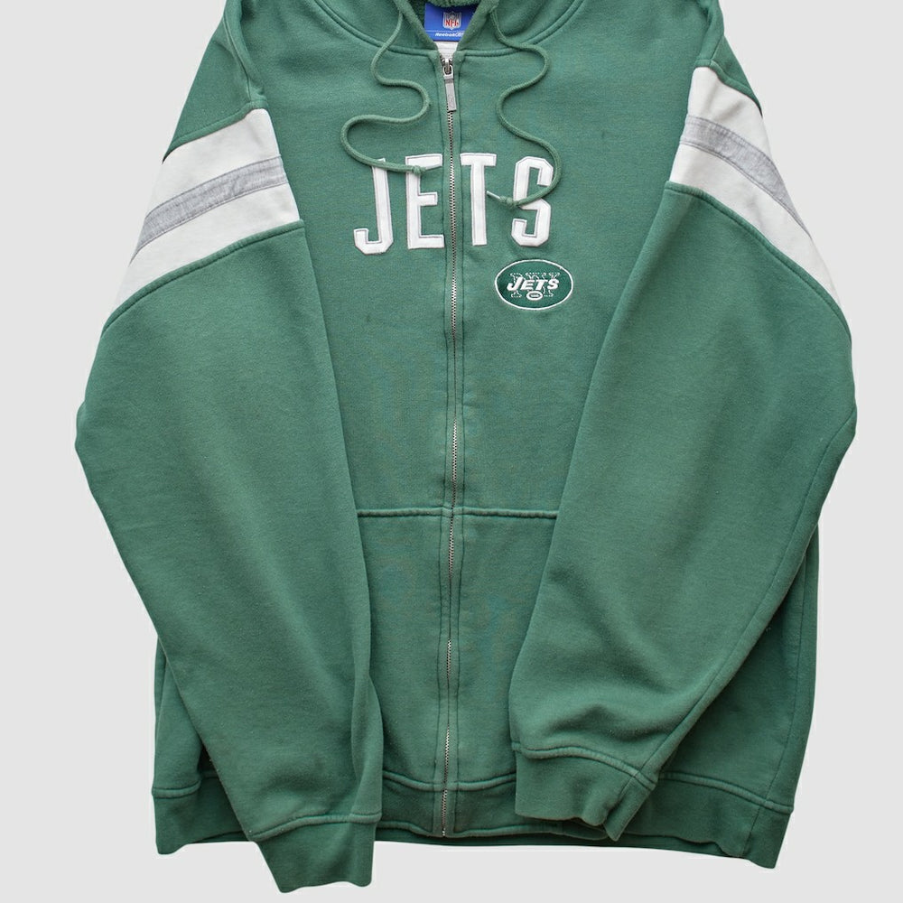 New York Jets Reebok 2000s Hooded Full Zip Sweatshirt | NFL Outlet