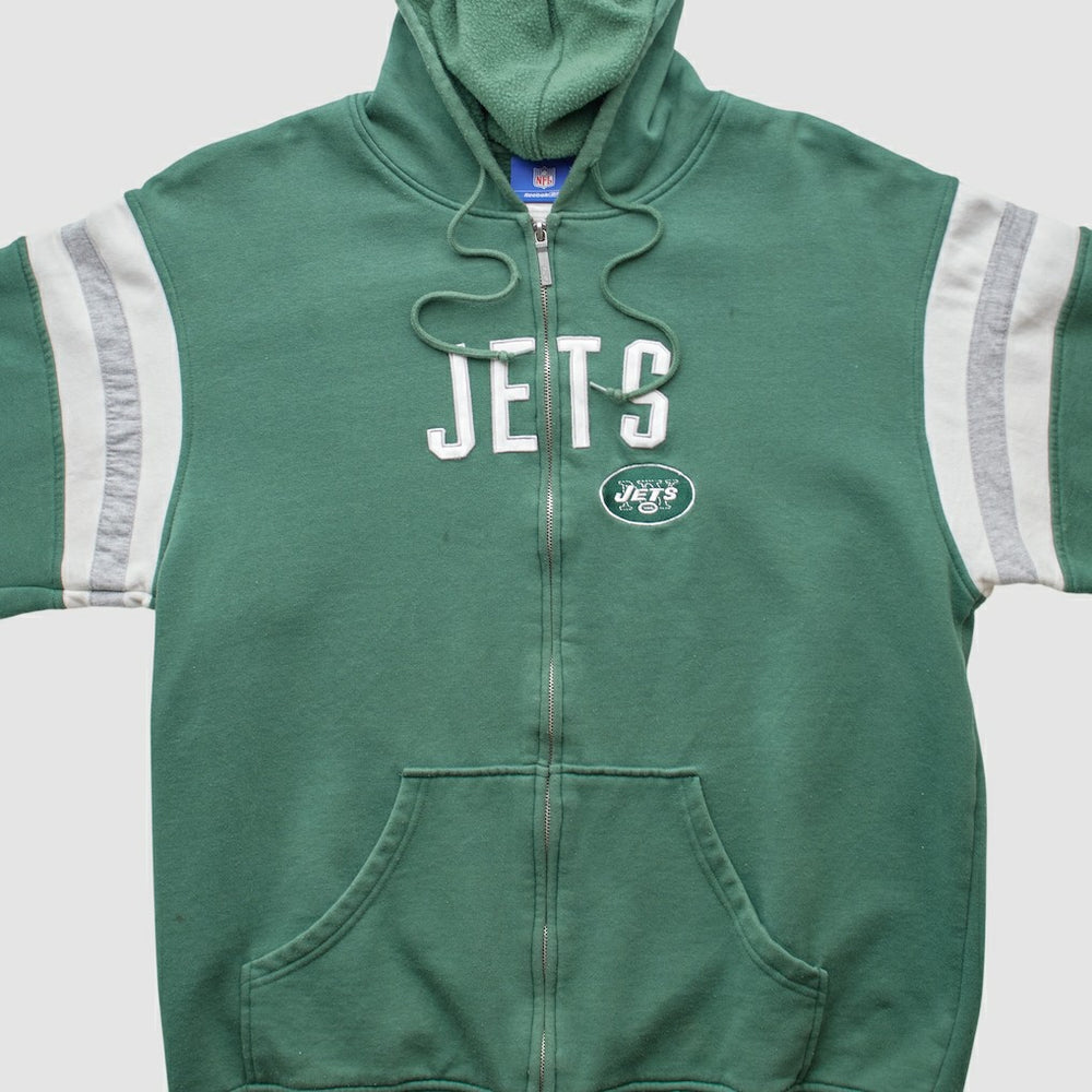 New York Jets Reebok 2000s Hooded Full Zip Sweatshirt | NFL Outlet