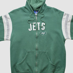 New York Jets Reebok 2000s Hooded Full Zip Sweatshirt | NFL Outlet
