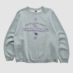 New England Patriots Super Bowl XXXVI Fruit of The Loom 2002 Pullover Sweatshirt | NFL Near me