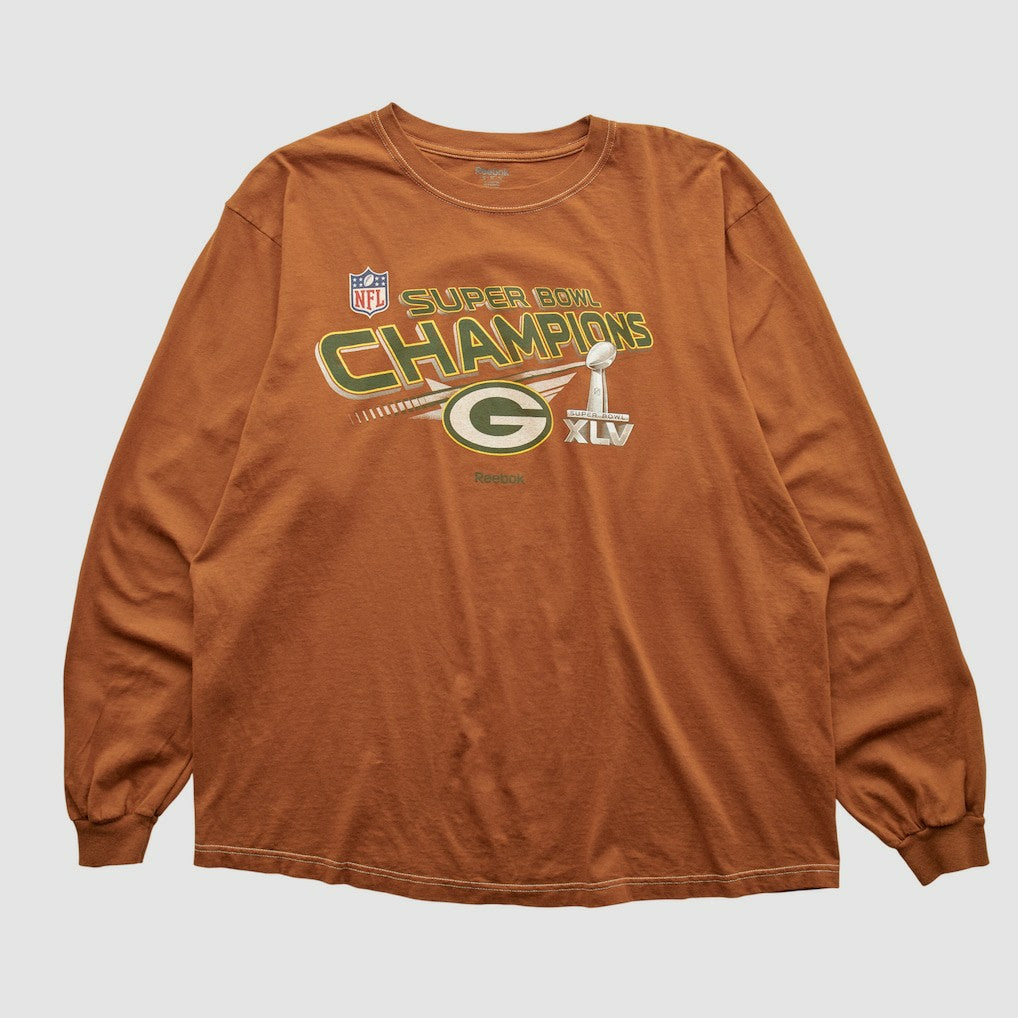 Green Bay Packers Super Bowl Champions XLV Reebok 2011 Long Sleeve T-shirt | NFL Online