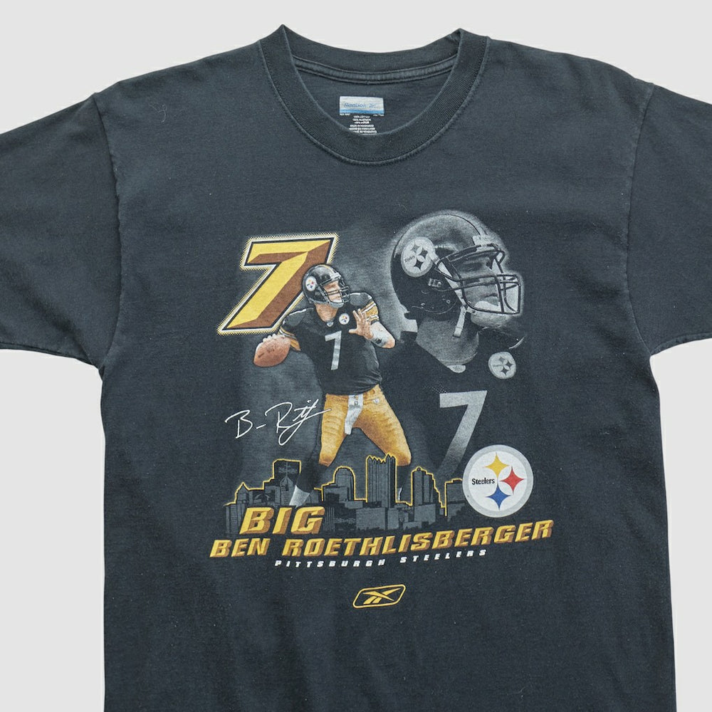 Pittsburgh Steelers Ben Roethlisberger Reebok 2000s T-shirt | NFL On sale