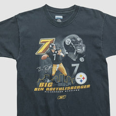 Pittsburgh Steelers Ben Roethlisberger Reebok 2000s T-shirt | NFL On sale
