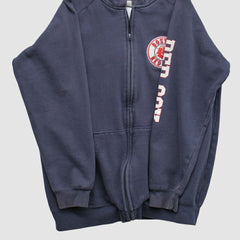 Boston Red Sox Genuine Merchandise 2000s Hooded Full Zip Sweatshirt - MLB Sweatshirts