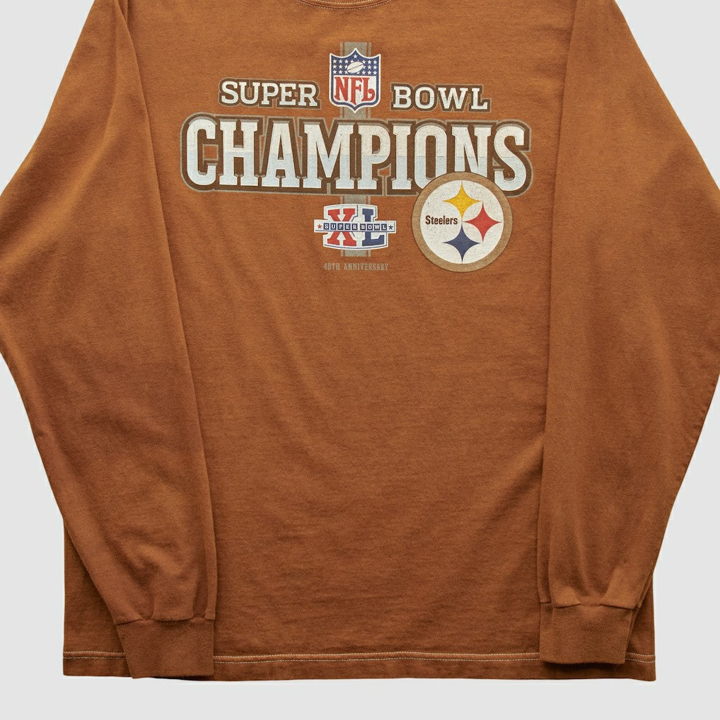 Pittsburgh Steelers Super Bowl Champions Reebok 2006 Long Sleeve T-shirt | NFL Outlet