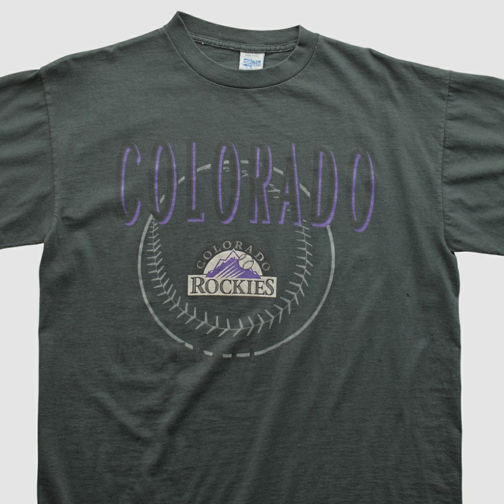 Colorado Rockies Salem Sportswear 90s T-shirt - MLB T-shirts