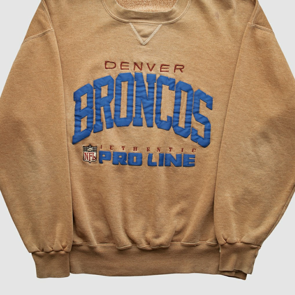 Denver Broncos 90s Pullover Sweatshirt | NFL On sale