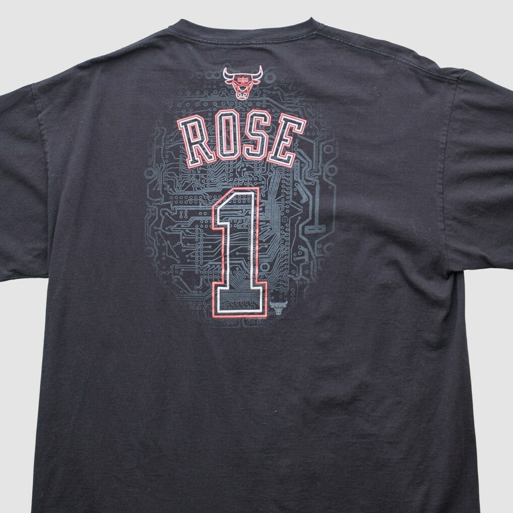Black Chicago Bulls Majestic 2000s T-shirt sale | NBA