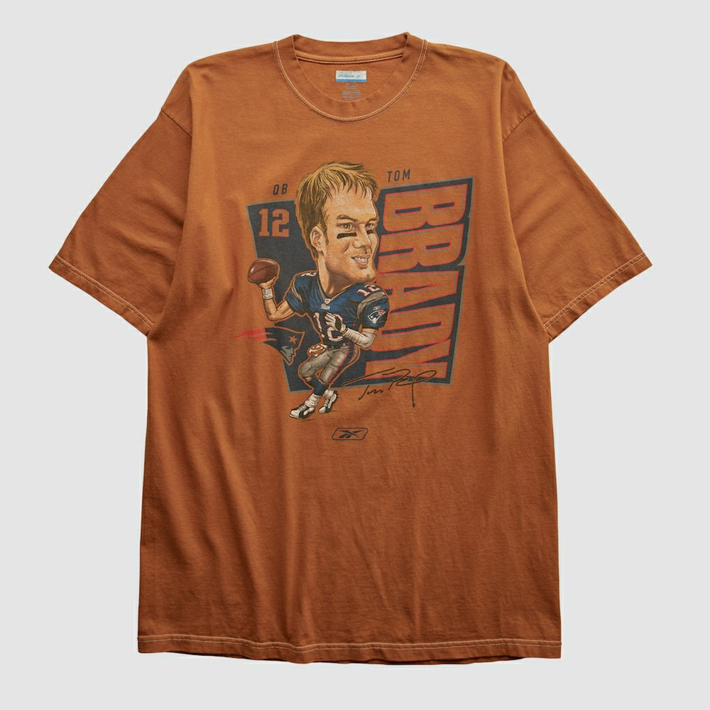 New England Patriots Tom Brady Reebok 2000s T-shirt | NFL On sale
