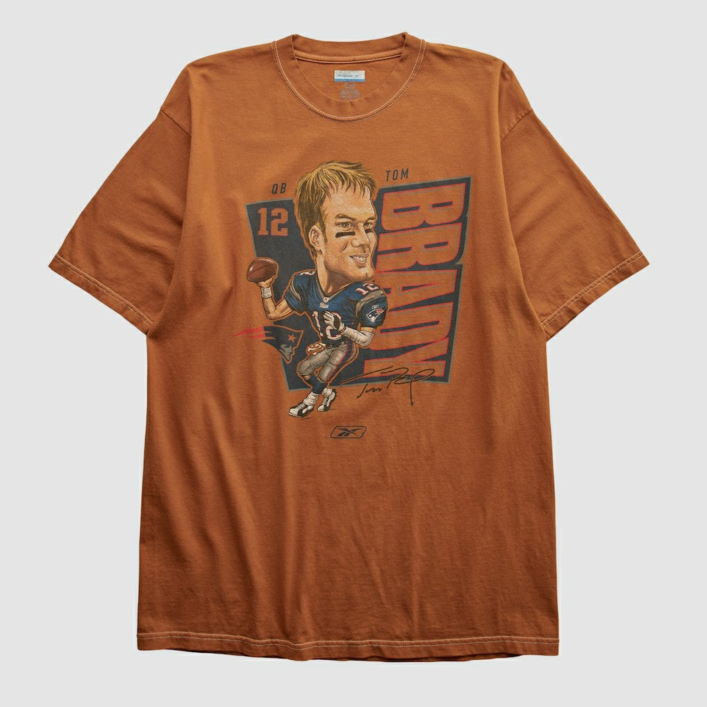New England Patriots Tom Brady Reebok 2000s T-shirt | NFL On sale