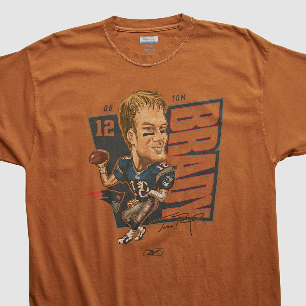 New England Patriots Tom Brady Reebok 2000s T-shirt | NFL On sale