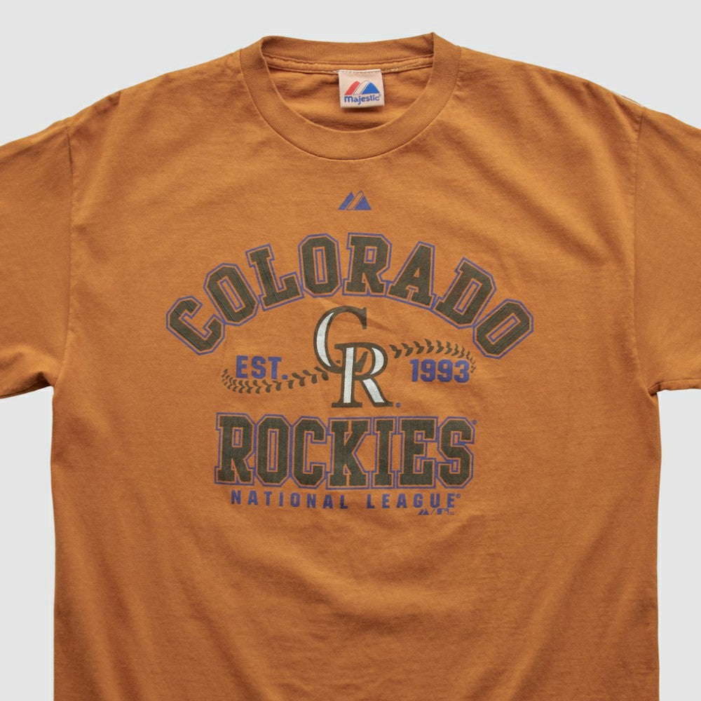 Colorado Rockies Majestic 2000s T-shirt - MLB T-shirts