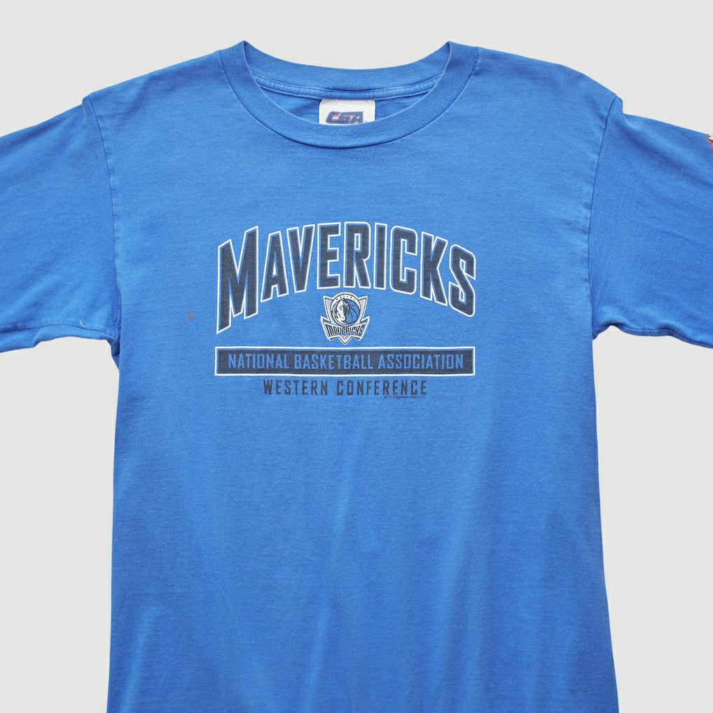 Blue Dallas Mavericks CSA 2000s Long Sleeve T-shirt sale | NBA