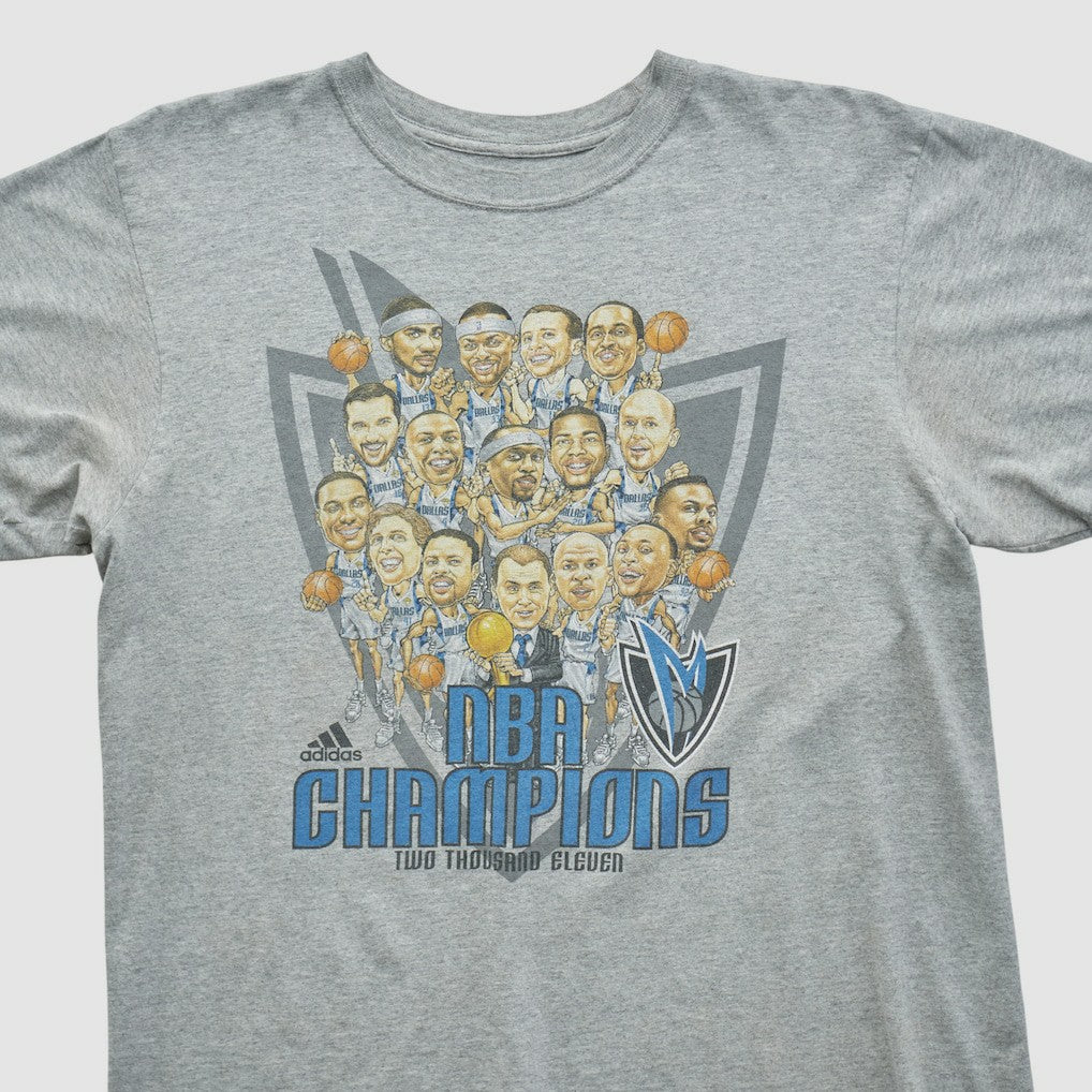 Heather Gray Dallas Mavericks 2011 T-shirt sale | NBA