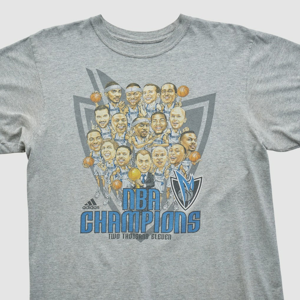 Heather Gray Dallas Mavericks 2011 T-shirt sale | NBA
