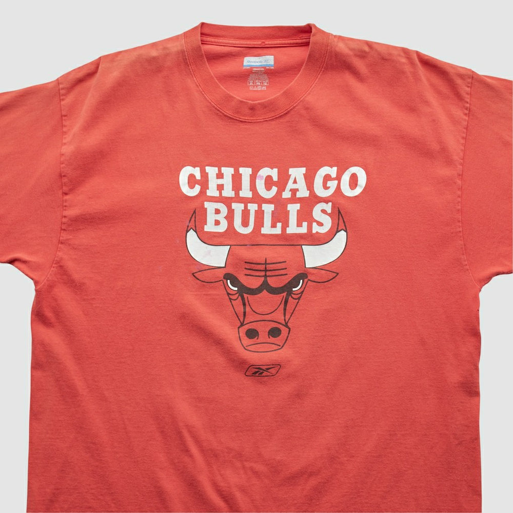 Red Chicago Bulls Reebok 2000s T-shirt sale | NBA