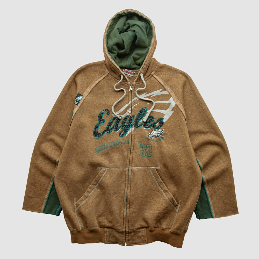Philadelphia Eagles NFL 2010s Hooded Full Zip Sweatshirt | NFL Hot