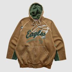 Philadelphia Eagles NFL 2010s Hooded Full Zip Sweatshirt | NFL Hot