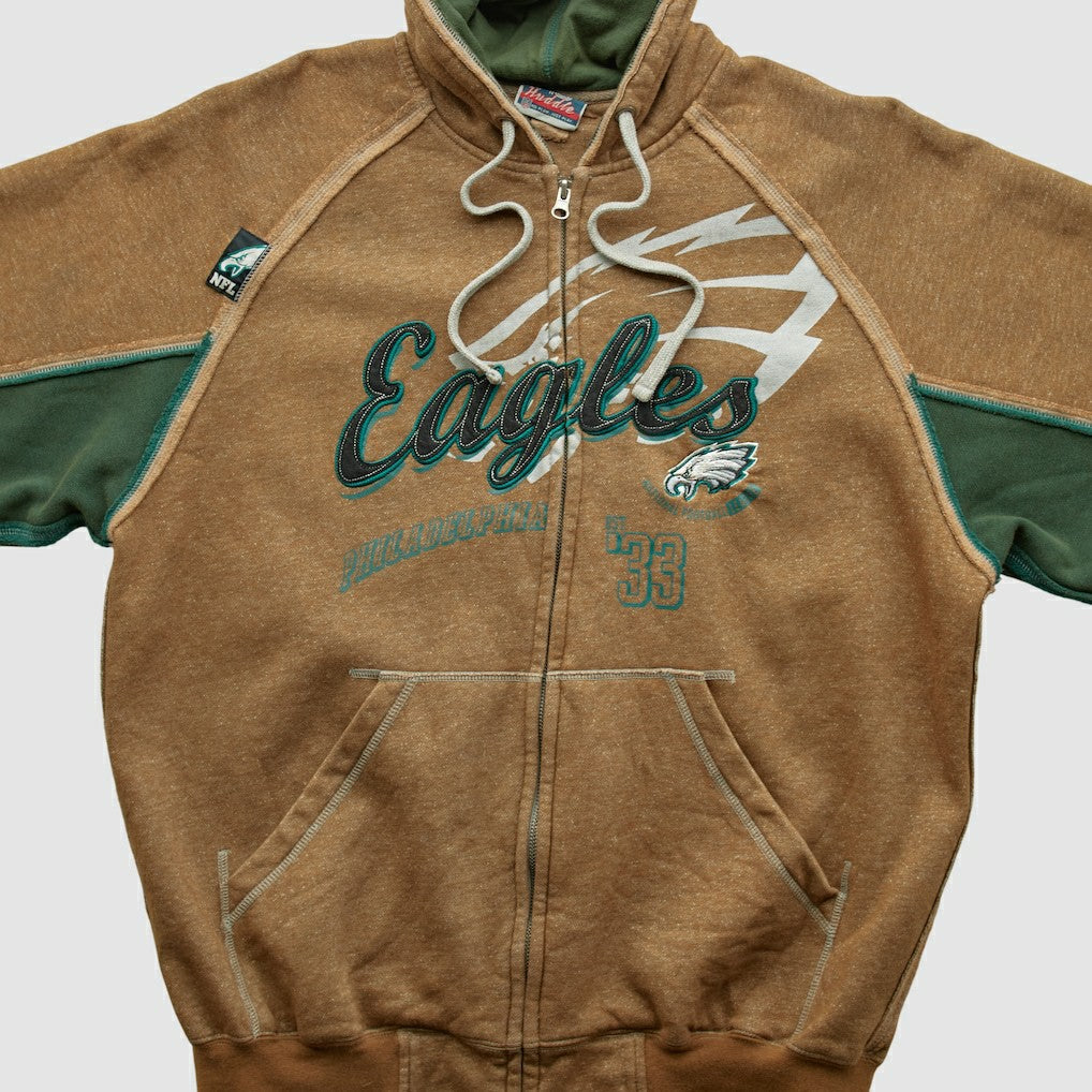 Philadelphia Eagles NFL 2010s Hooded Full Zip Sweatshirt | NFL Hot