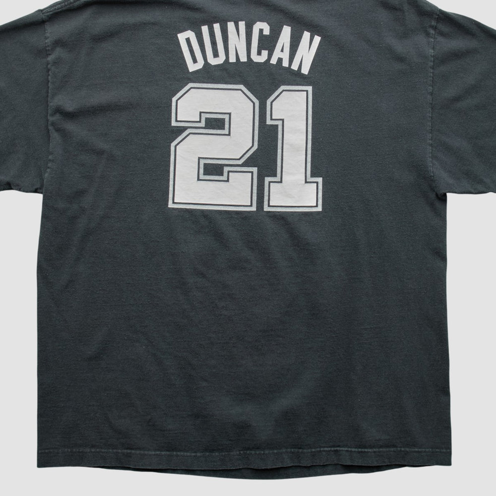 Black San Antonio Spurs NBA 2000s T-shirt | NBA