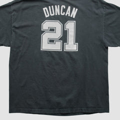 Black San Antonio Spurs NBA 2000s T-shirt | NBA
