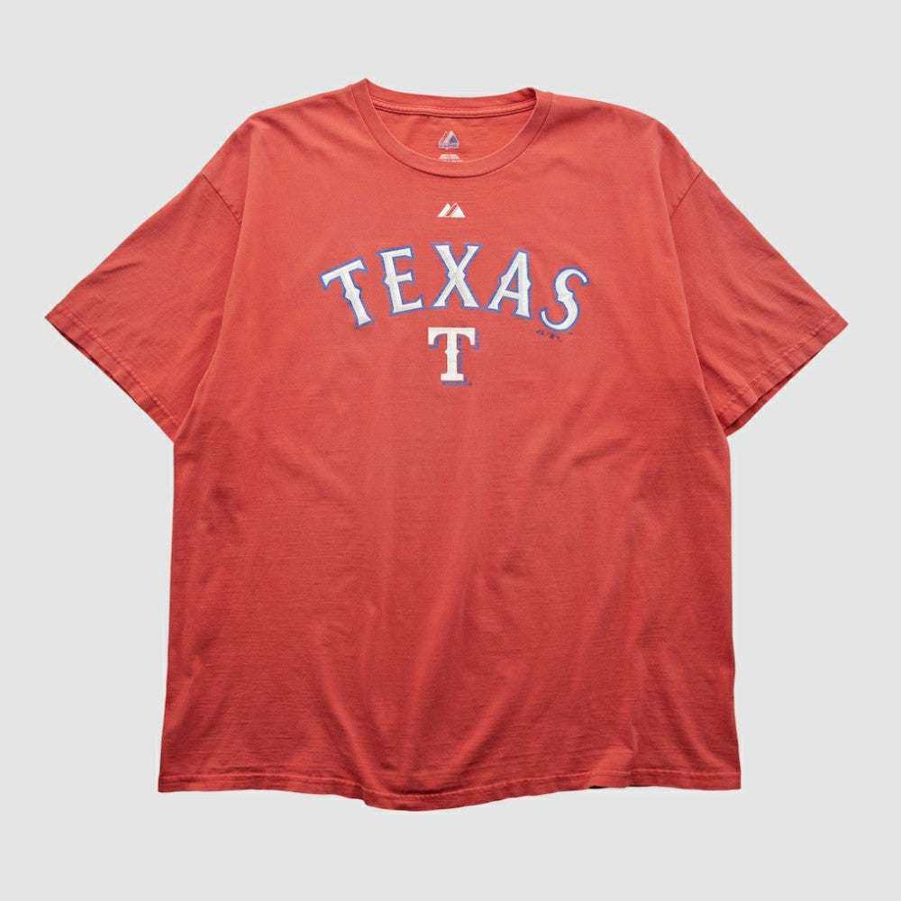 Texas Rangers Majestic 2000s T-shirt - MLB T-shirts