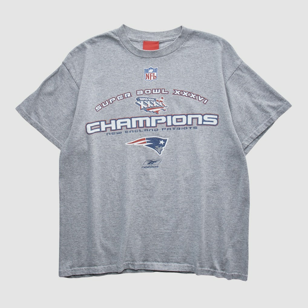 New England Patriots Reebok 2002 T-shirt | NFL Outlet