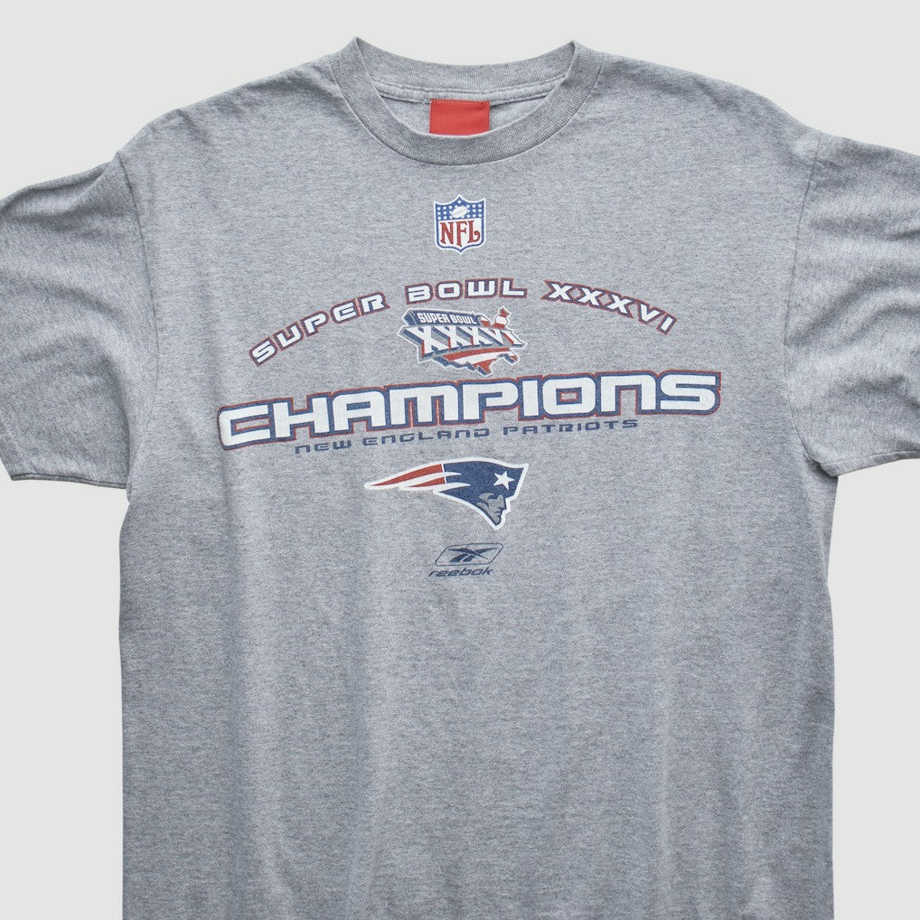 New England Patriots Reebok 2002 T-shirt | NFL Outlet