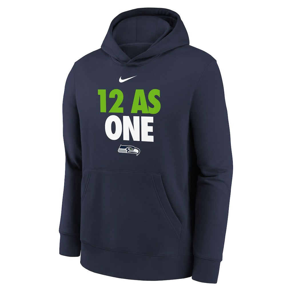 Seattle Seahawks Youth 12 As One Fleece Hoodie | NFL Outlet