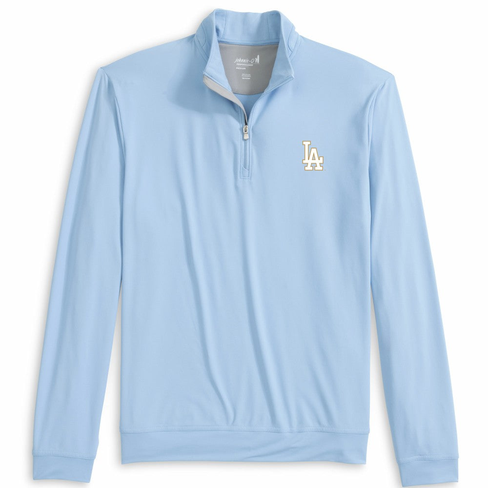 Los Angeles Dodgers johnnie-O 2026 Gold Collection Motion Quarter-Zip Pullover - MLB Pullover