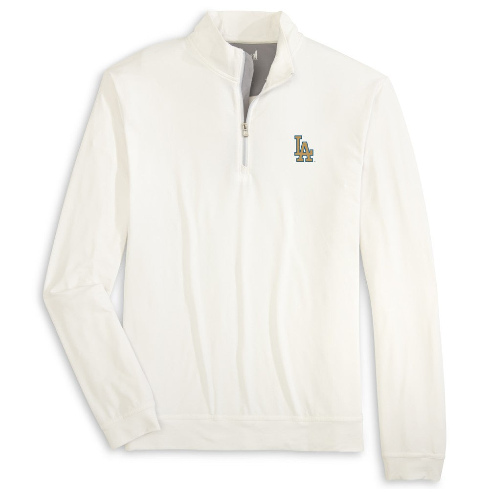 Los Angeles Dodgers johnnie-O 2026 Gold Collection Motion Quarter-Zip Pullover - MLB Pullover
