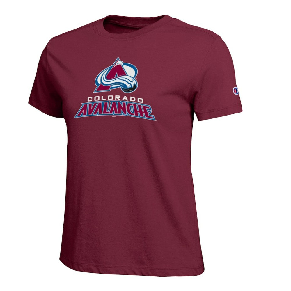Colorado Avalanche Champion Women's Wordmark Lockup T-Shirt -  NHL T-shirts