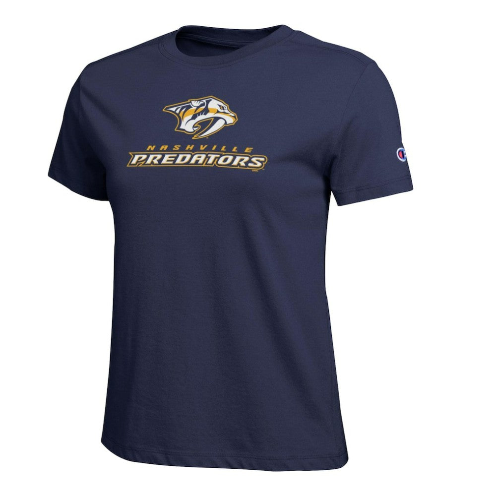 Nashville Predators Champion Women's Wordmark Lockup T-Shirt -  NHL T-shirts