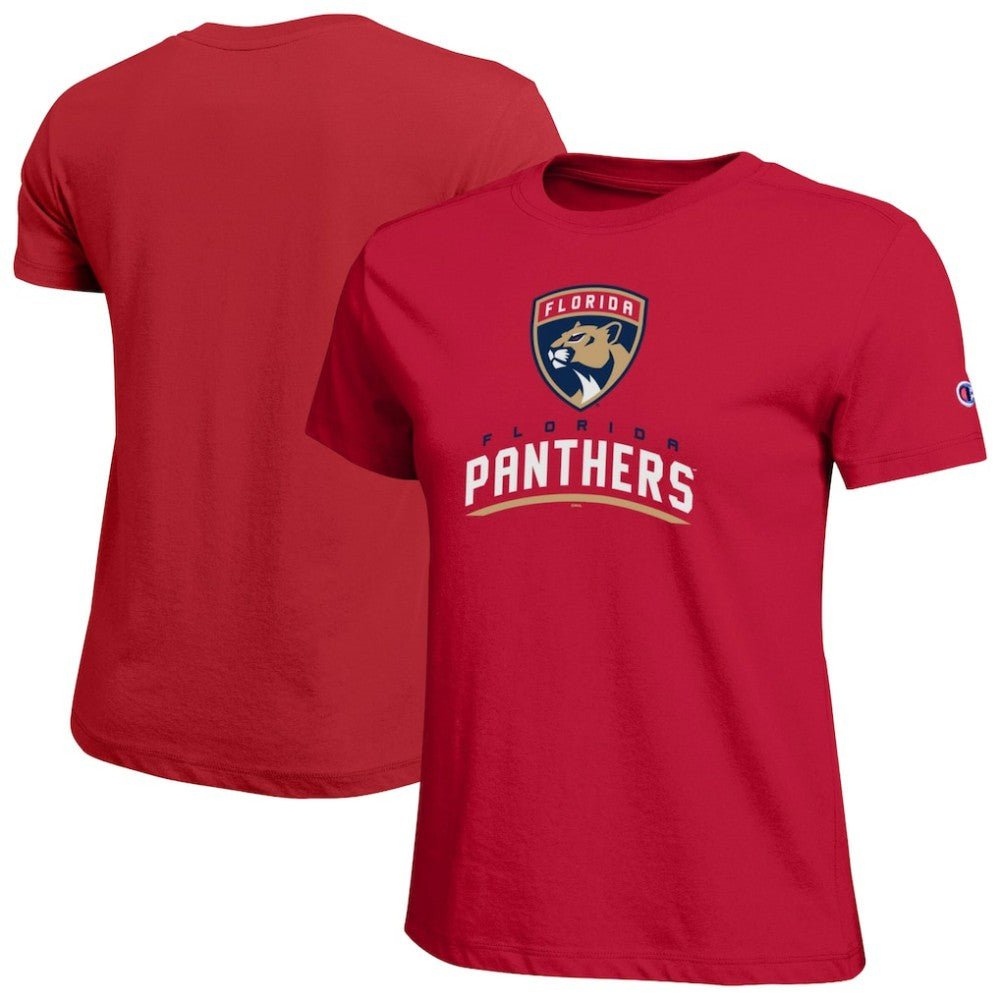 Florida Panthers Champion Women's Wordmark Lockup T-Shirt -  NHL T-shirts
