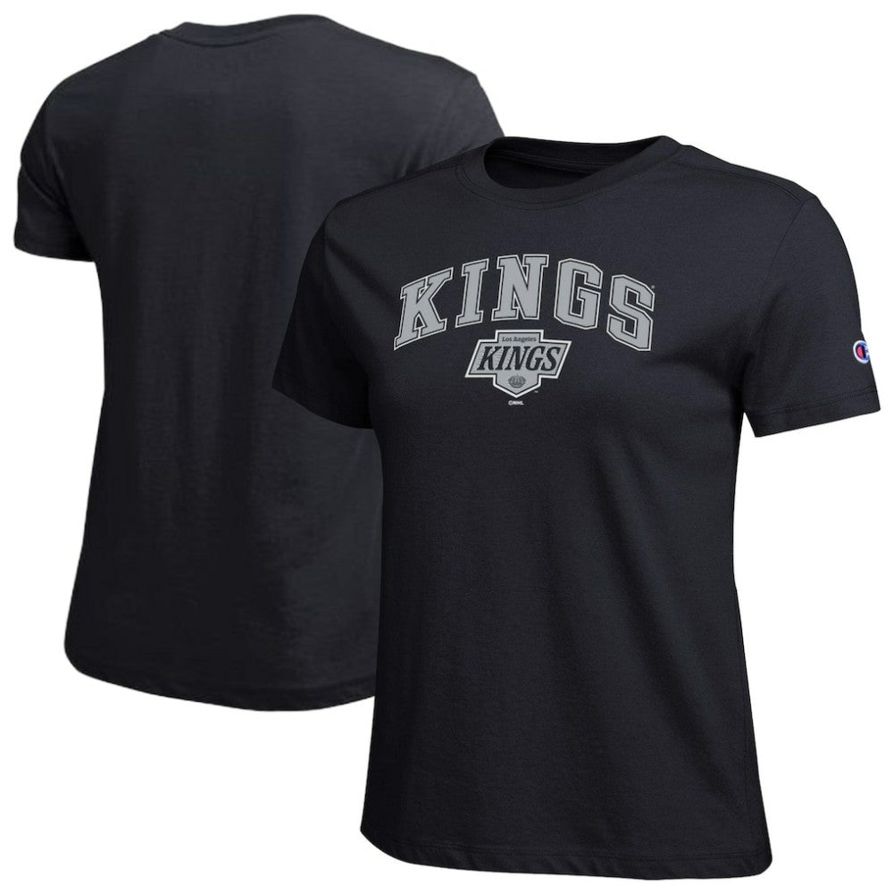 Los Angeles Kings Champion Women's Arch Mascot Logo T-Shirt -  NHL T-shirts