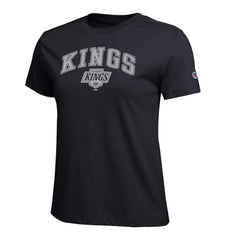 Los Angeles Kings Champion Women's Arch Mascot Logo T-Shirt -  NHL T-shirts