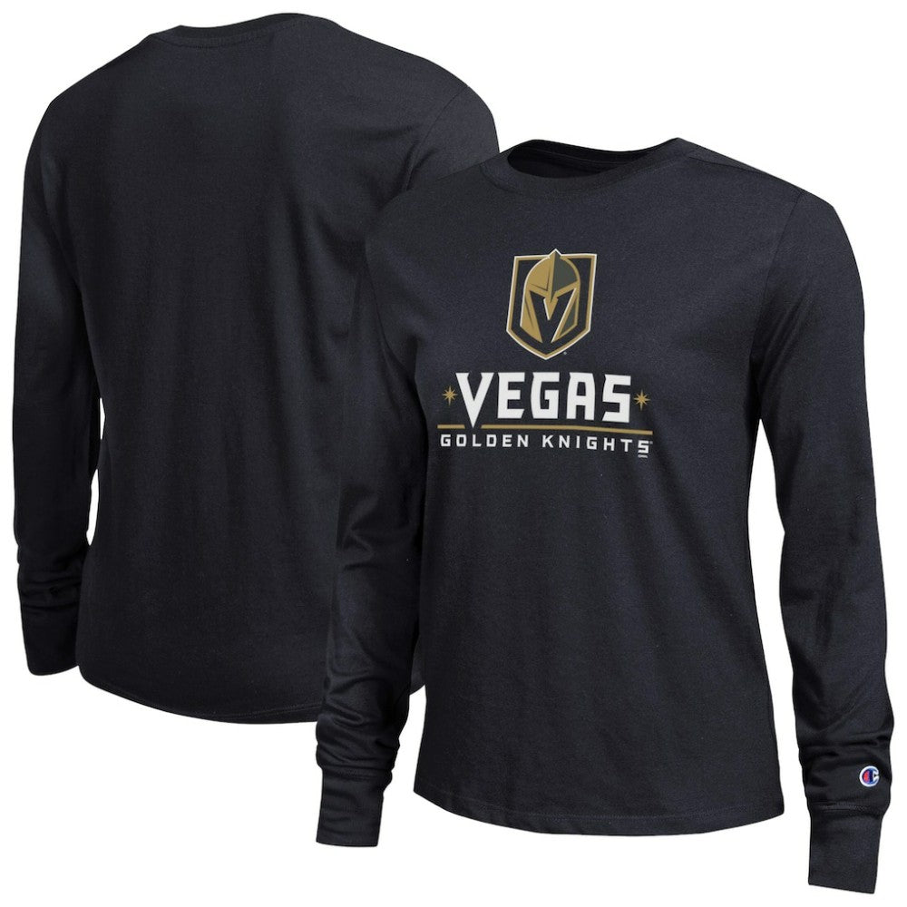 Vegas Golden Knights Champion Women's Wordmark Lockup Long Sleeve T-Shirt -  NHL T-shirts