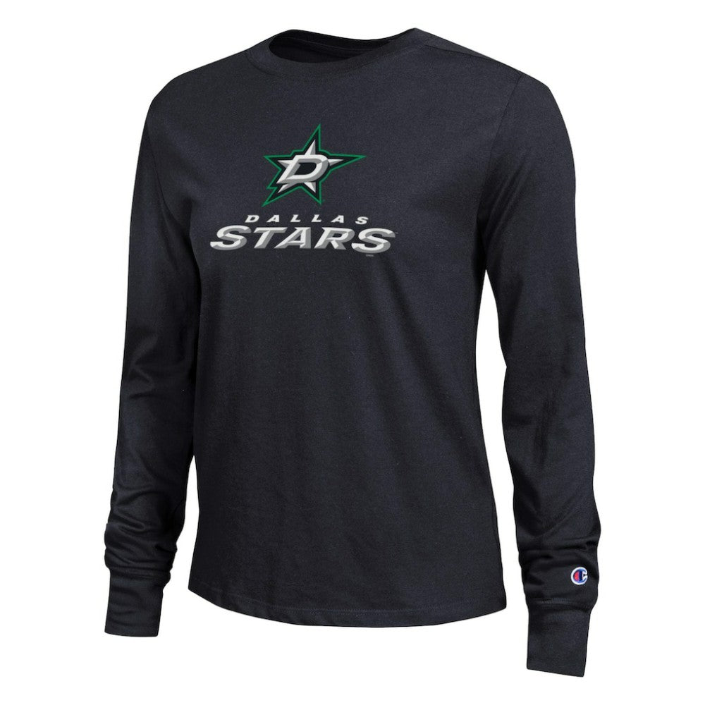 Dallas Stars Champion Women's Wordmark Lockup Long Sleeve T-Shirt -  NHL T-shirts