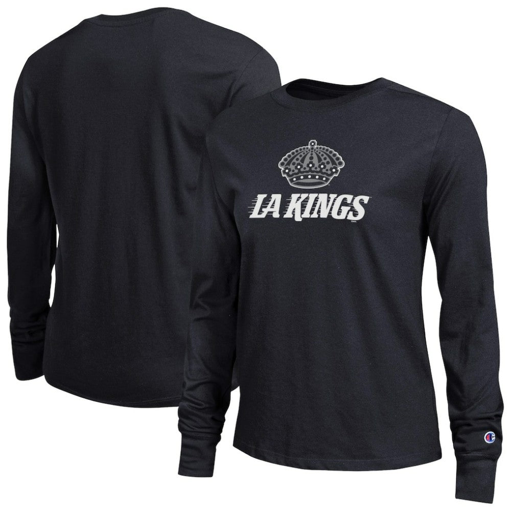 Los Angeles Kings Champion Women's Wordmark Lockup Long Sleeve T-Shirt -  NHL T-shirts