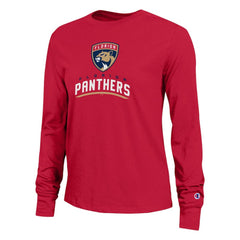 Florida Panthers Champion Women's Wordmark Lockup Long Sleeve T-Shirt -  NHL T-shirts