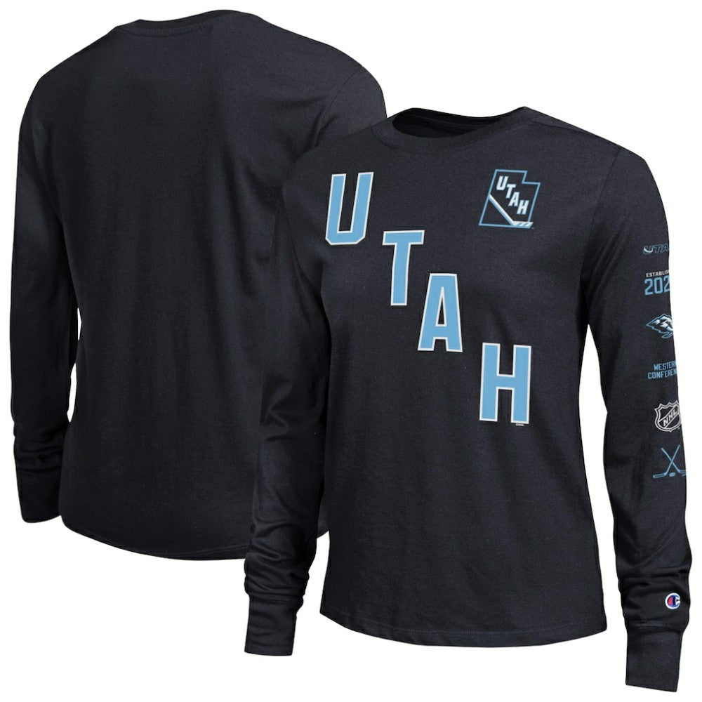Utah Mammoth Champion Women's 2-Hit Long Sleeve T-Shirt -  NHL T-shirts