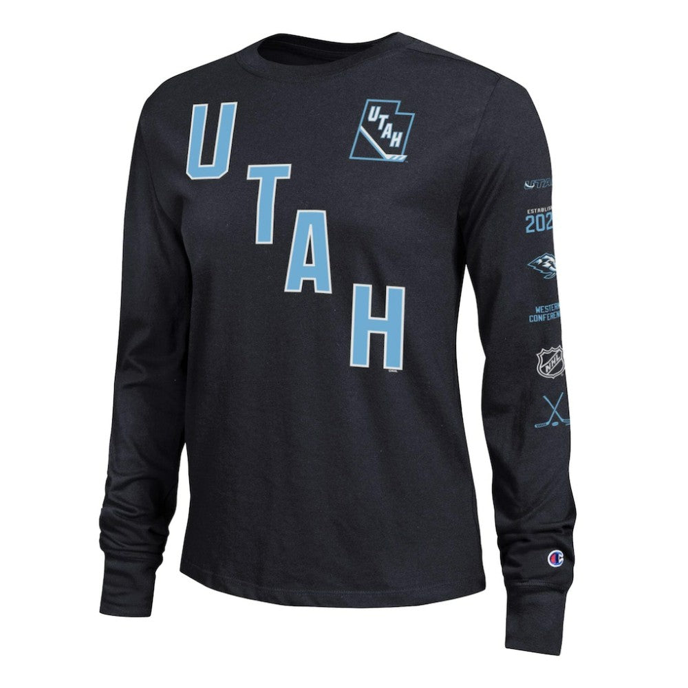 Utah Mammoth Champion Women's 2-Hit Long Sleeve T-Shirt -  NHL T-shirts