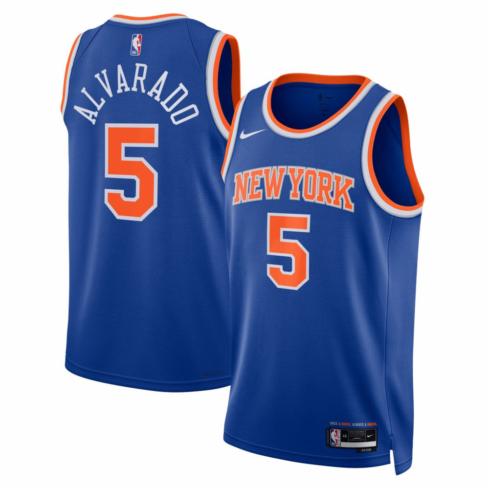 Blue José Alvarado New York Knicks Unisex Swingman Jersey | NBA