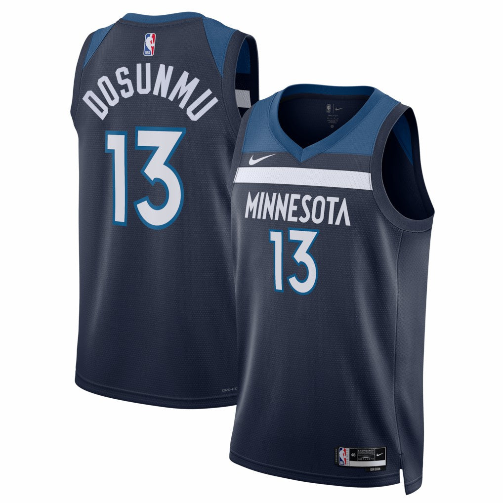 Navy Ayo Dosunmu Minnesota Timberwolves Unisex Swingman Jersey | NBA