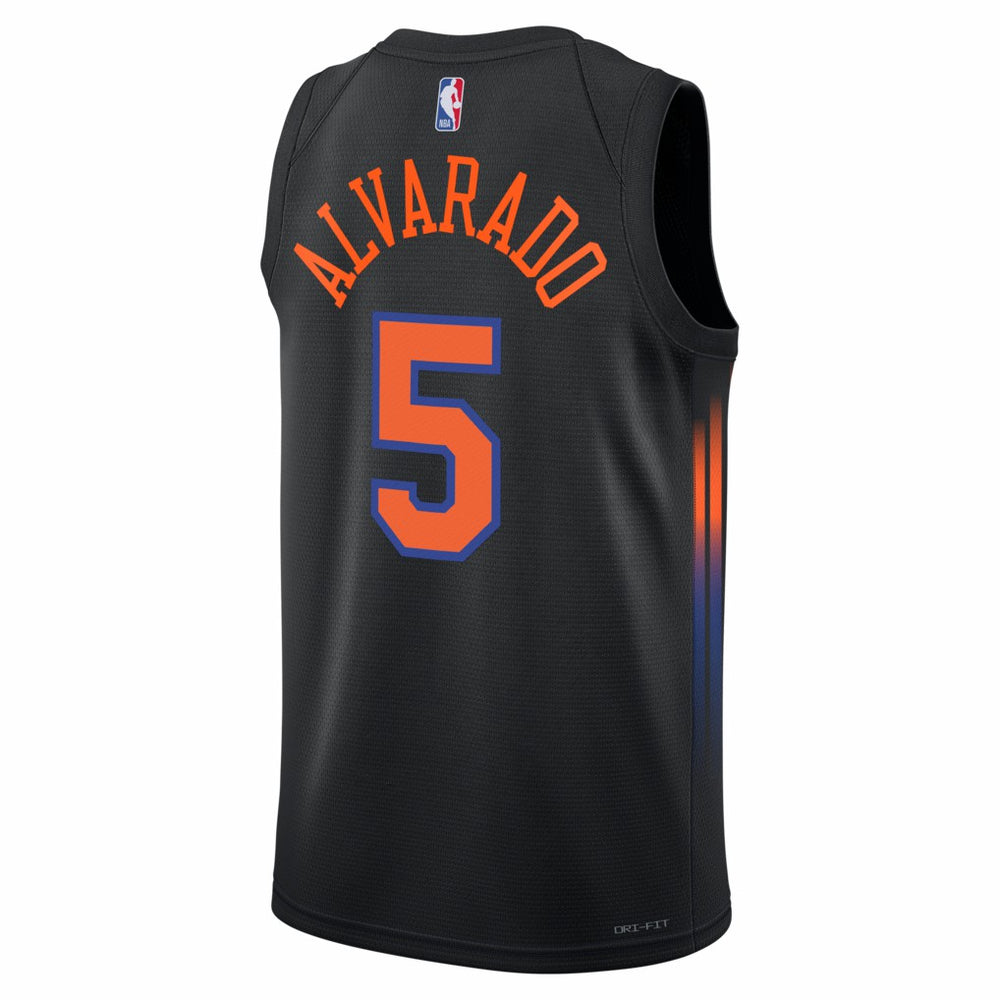 Black José Alvarado New York Knicks Jordan Brand Unisex Swingman Jersey | NBA