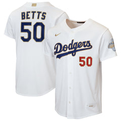 Mookie Betts Los Angeles Dodgers Nike Youth 2026 Gold Collection Home Replica Jersey - MLB Jerseys