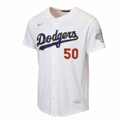 Mookie Betts Los Angeles Dodgers Nike Youth 2026 Gold Collection Home Replica Jersey - MLB Jerseys