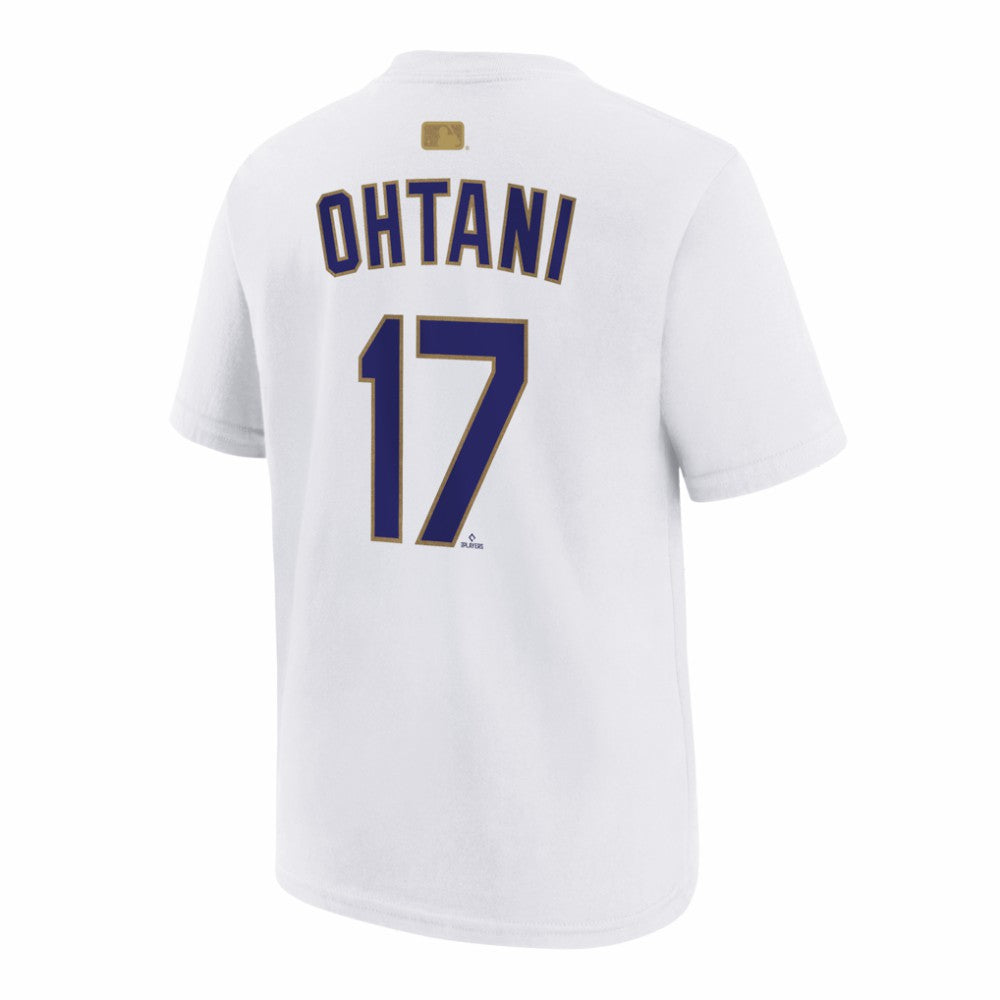 Shohei Ohtani Los Angeles Dodgers Nike Youth 2026 Gold Collection Name & Number T-Shirt - MLB T-shirts